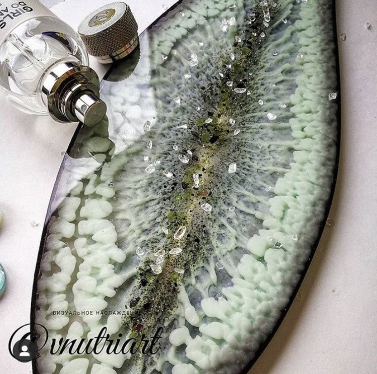 Молд №67 Лист (43 см), 1 шт., Art Blong — картинка 3