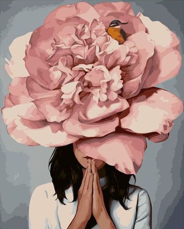 Картина по номерам «Розовые мысли»