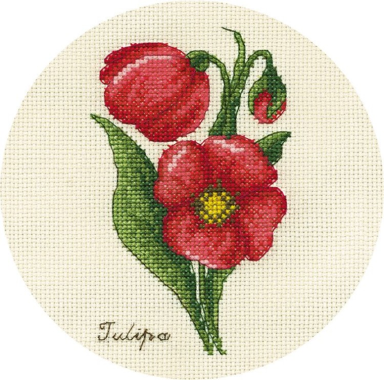 Набор для вышивания «Букетик тюльпанов»