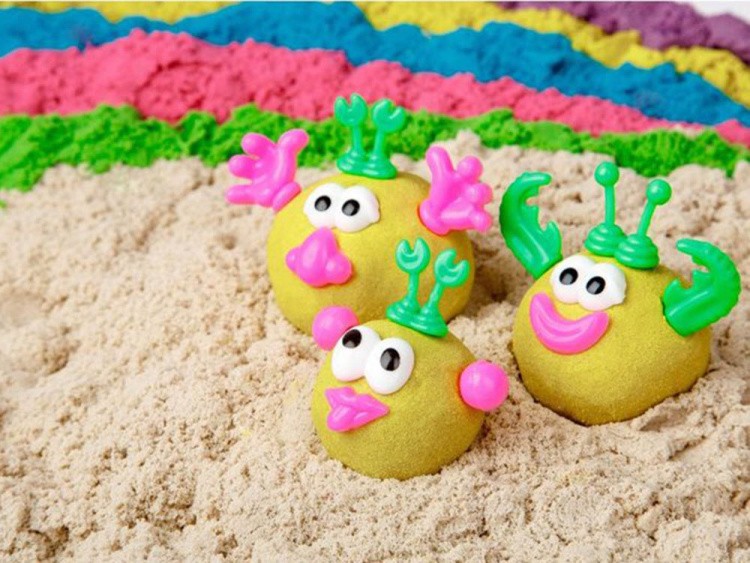 Космический песок 3 кг классический с песочницей и формочками — Умный песок — картинка 5