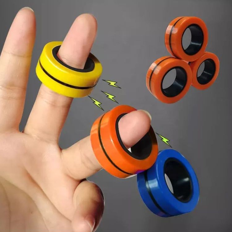 Магнитные кольца, цвет: красный, синий, зеленый — картинка 2