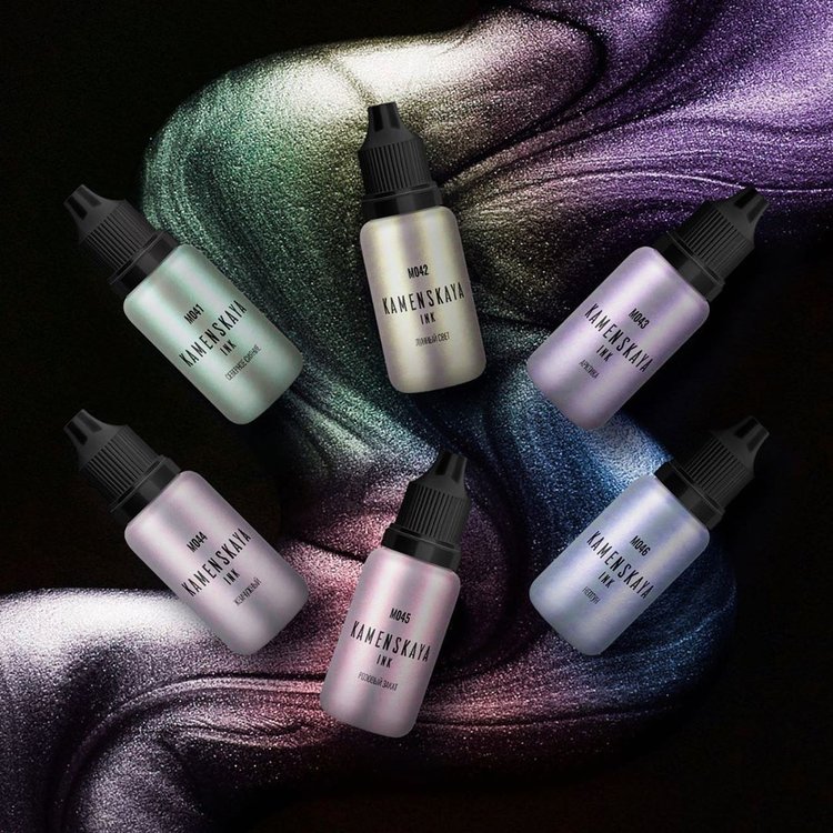 Алкогольные чернила Нептун 15 мл, Kamenskaya Ink — картинка 3
