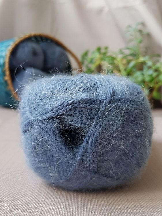 Пряжа Камтекс Ангара (022), джинсовый, 5 шт. по 100 г — картинка 3