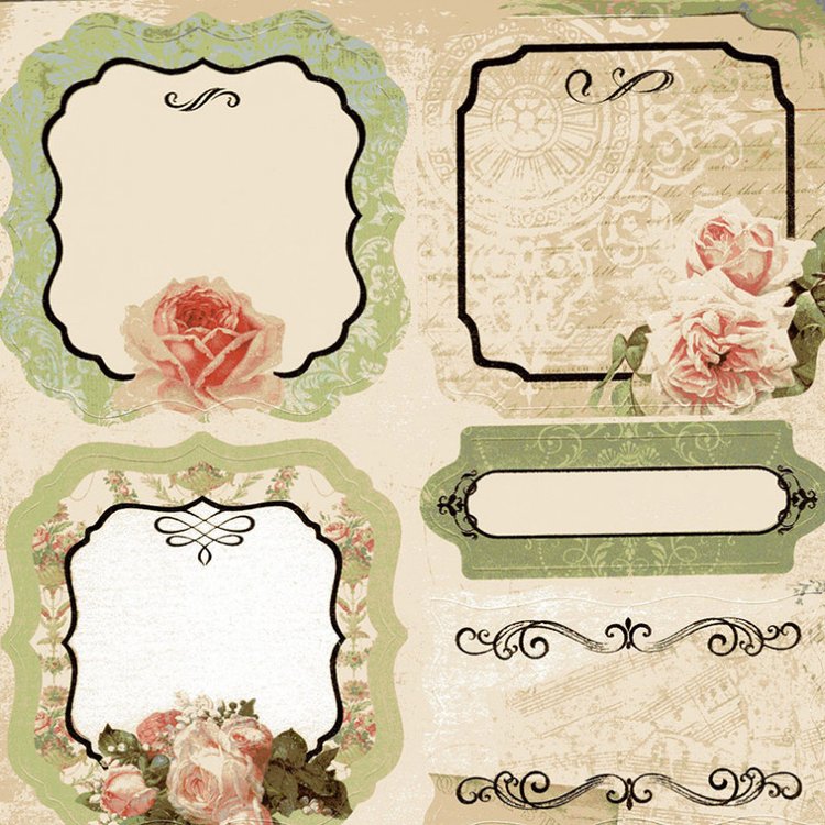 Набор бумаги «Вальс цветов» — картинка 10