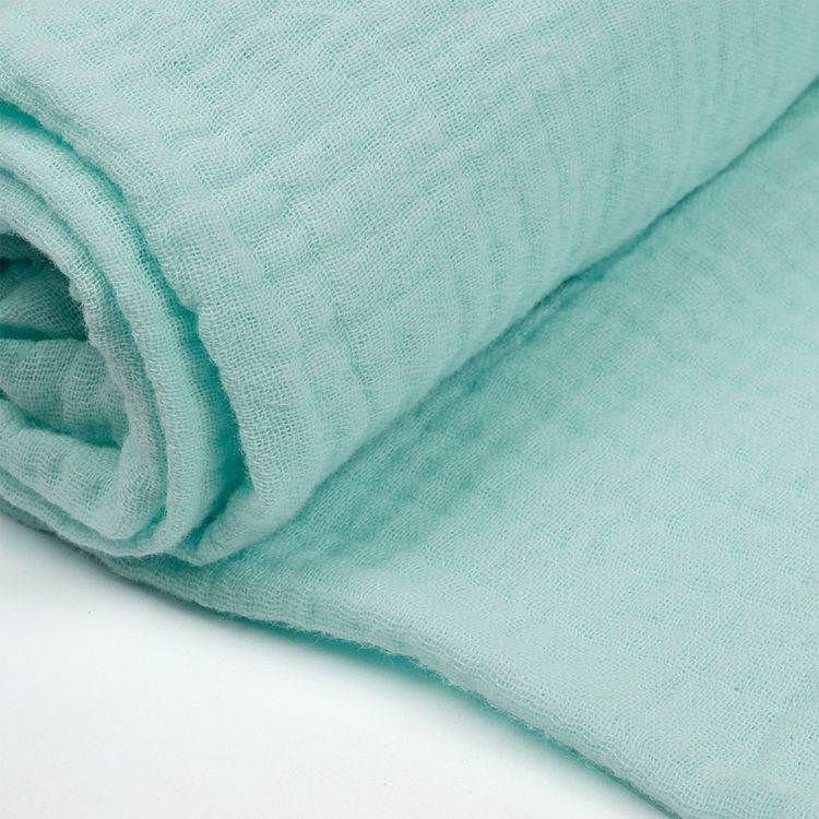 Ткань Муслин, 5 м x 130 см, 125 г/м², цвет: мята, TBY — картинка 4