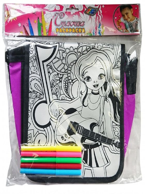 Сумка-раскраска «Музыкантша» — картинка 2
