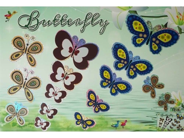 Мозаика из стикеров «Бабочки» — картинка 3
