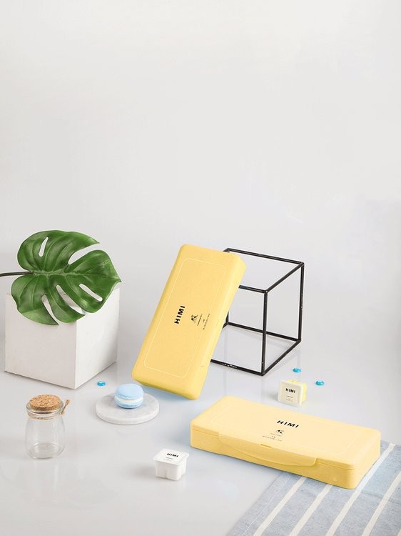 Набор гуашевых красок HIMI желтый 18 цветов по 30 мл — картинка 2