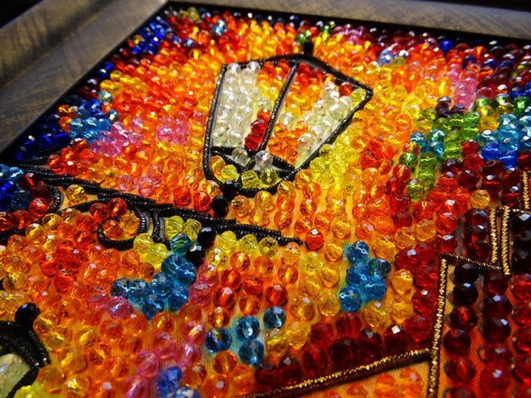 Набор вышивки хрустальными камнями «Огни ночи» — картинка 12