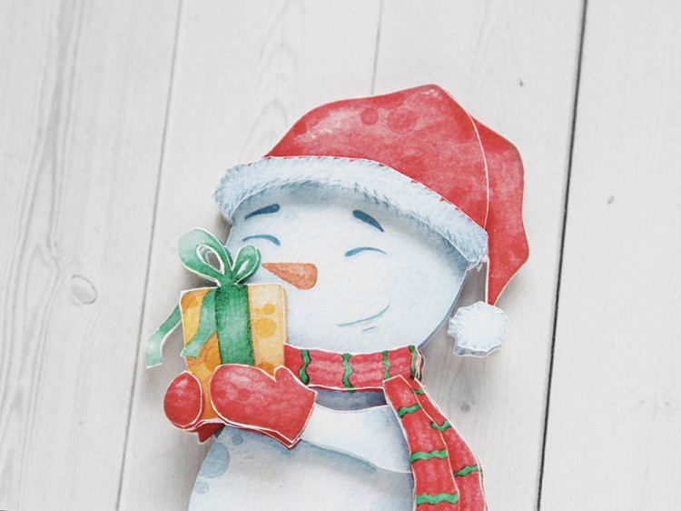 Папертоль «Снеговичок» — картинка 3