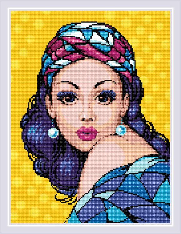 Алмазная вышивка «Бархатный взгляд» — картинка 2