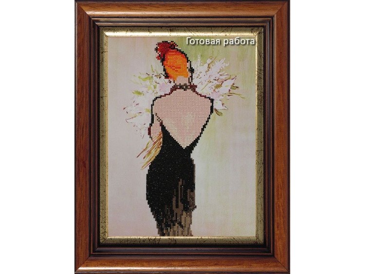 Алмазная вышивка «Маленькое черное платье» — картинка 2