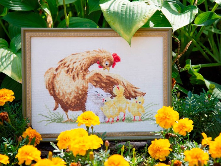 Набор для вышивания «Под крылышком» — картинка 4