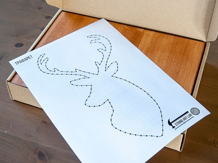 Набор для творчества STRING ART «Олень» — картинка 4