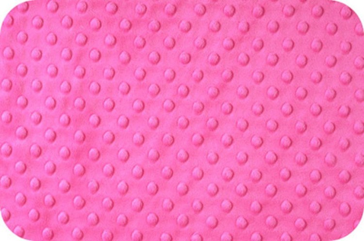 Плюш CUDDLE DIMPLE, 48x48 см, 455 г/м2, 100% полиэстер, цвет: FUCHSIA, Peppy
