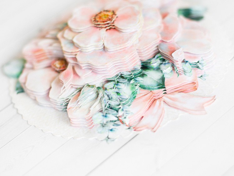 Папертоль «Цветы на кружеве» — картинка 4