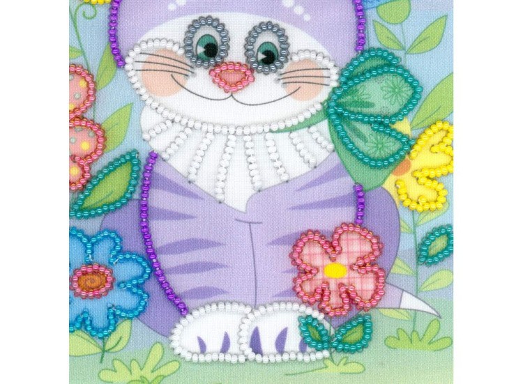 Набор вышивки бисером «Котик» — картинка 4