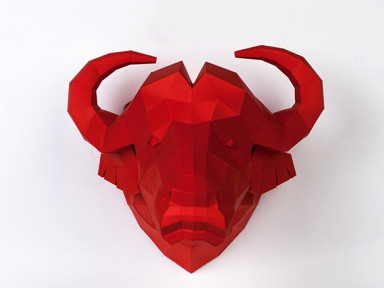 Бумажная модель для склеивания трофей «Буйвол» — картинка 2