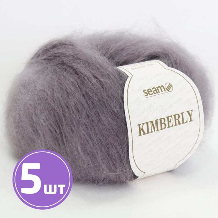 Пряжа SEAM KIMBERLY (6061), имбирь, 5 шт. по 25 г