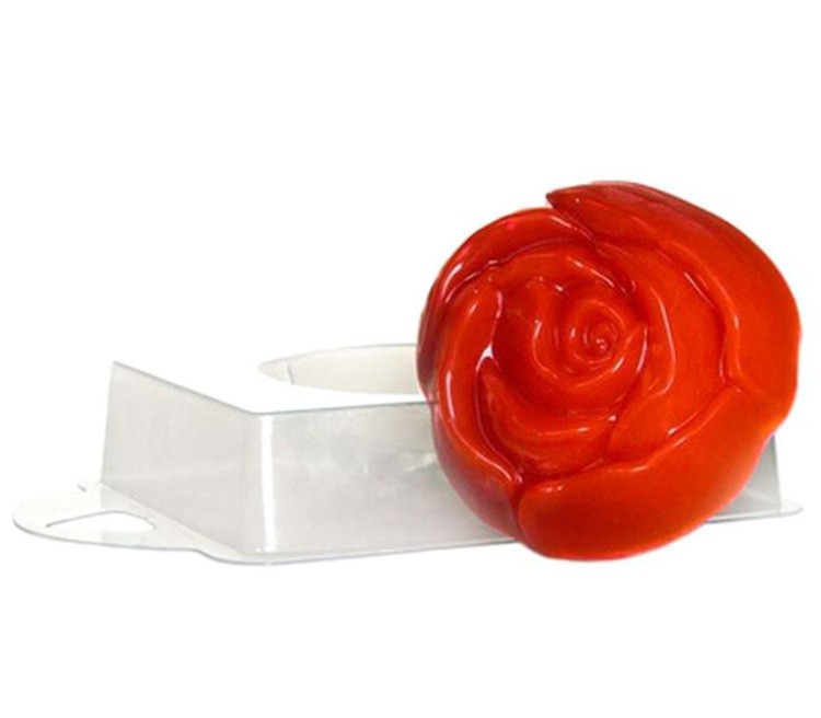 Пластиковая форма для мыла №01 «Роза чайная»