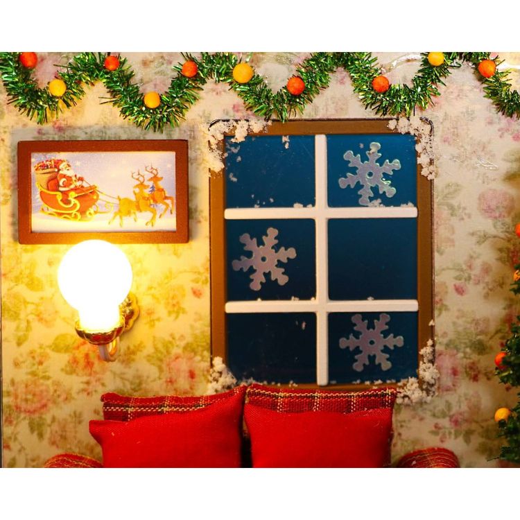 Набор для создания миниатюры (румбокс) «Новогодняя сказка» (русифицированная версия) — картинка 3