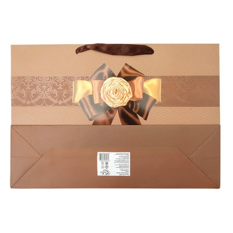 Подарочный пакет «Коричневая лента» — картинка 3