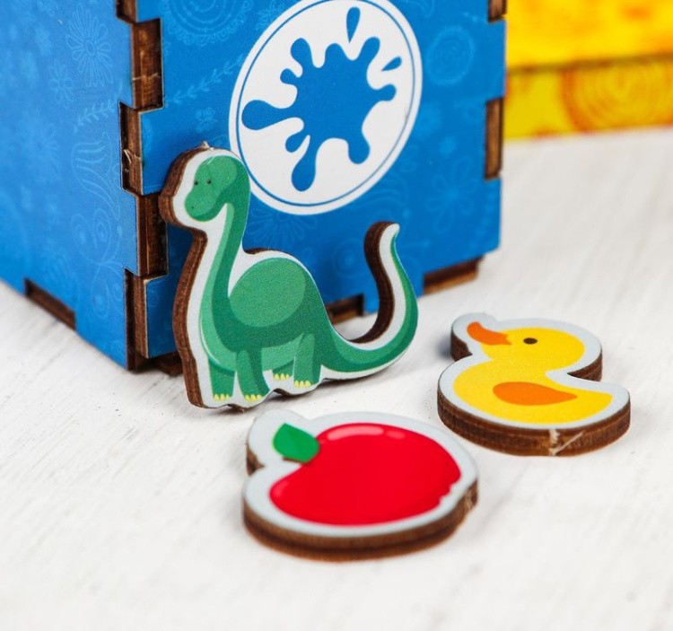 Развивающее пособие из дерева «Комодик. Убираем комнату» — картинка 2