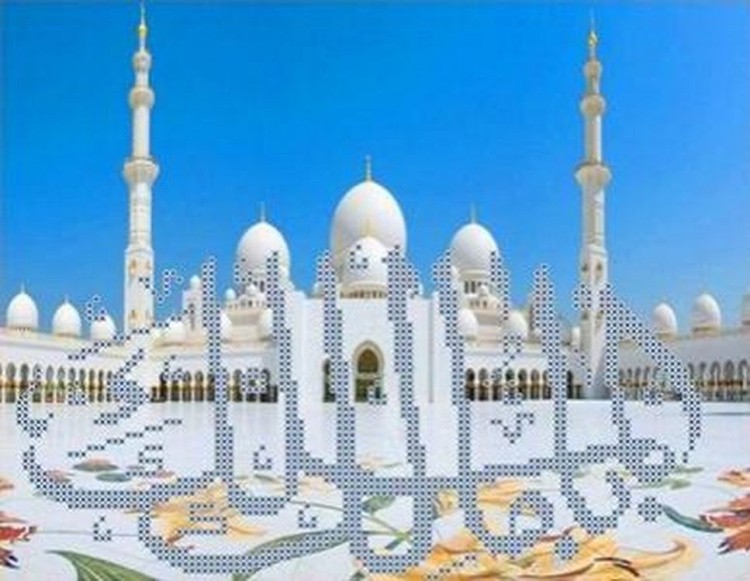 Рисунок на ткани «Мечеть Хейха Заида»
