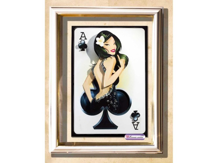 Рамка-аквариум с прозрачным дном для папертоли — картинка 2