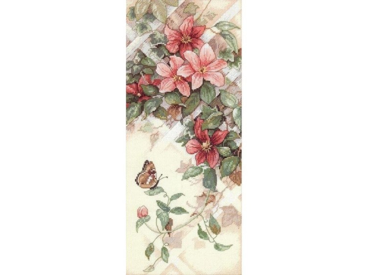 Набор для вышивания «Цветы и бабочки»