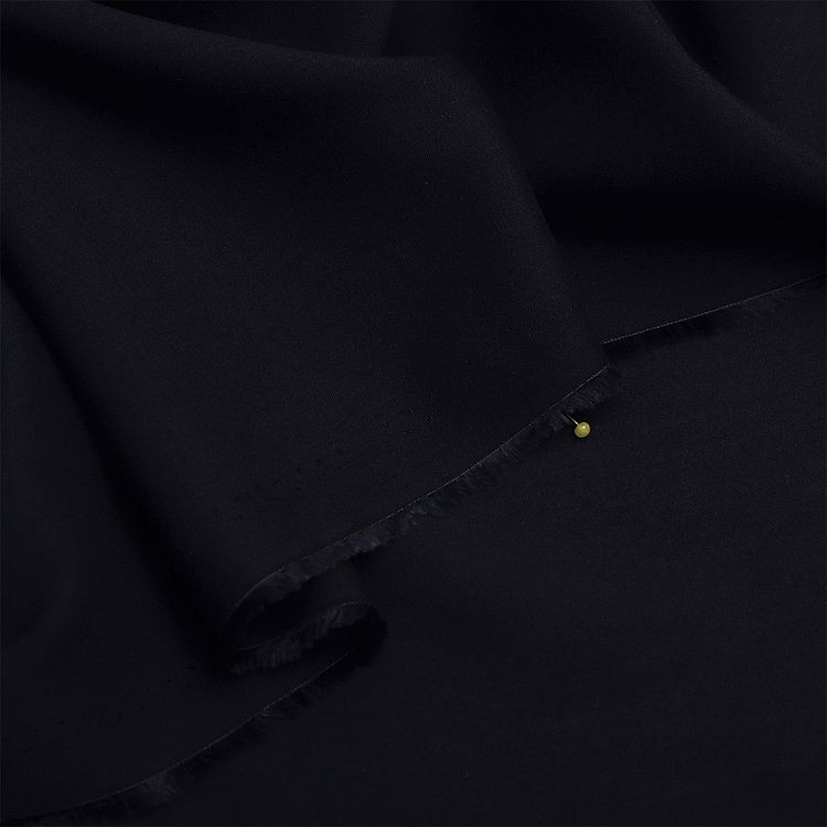 Ткань Штапель, матовая, 5 м, ширина 145 см, 110 г/м2, цвет: 24 темно-синий, TBY — картинка 4