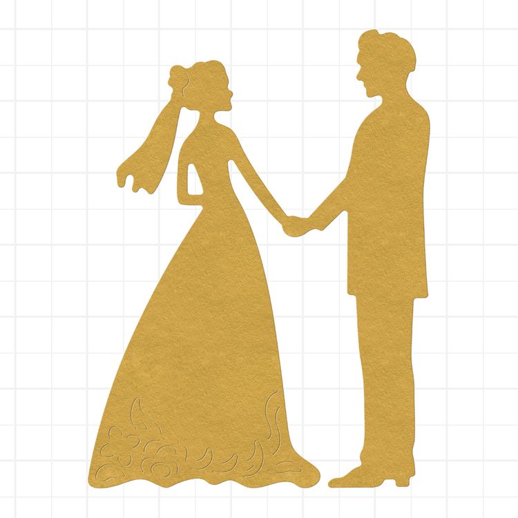 Нож для вырубки «Жених и невеста», 5x6,5 см, Mr.Painter — картинка 2