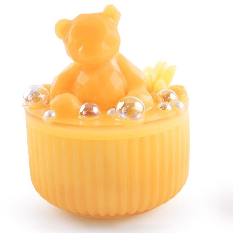 Силиконовый молд - Контейнер/банка для свечей с крышкой №2, d 10,5 см, 1 шт. — картинка 2