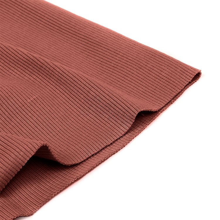 Ткань трикотаж Кашкорсе с лайкрой, 15 м, ширина 120 см, цвет: чайная роза, TBY — картинка 4