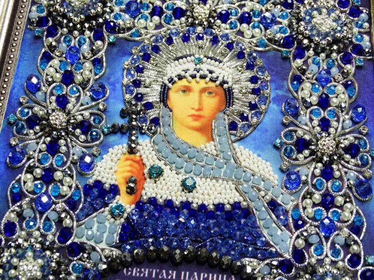 Набор для вышивания хрустальными камнями «Святая Александра» — картинка 10