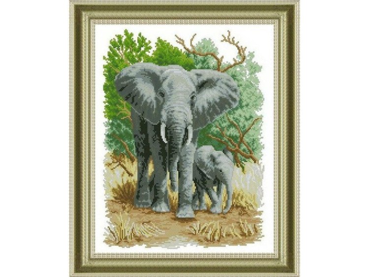 Набор для вышивания «Слоны» — картинка 2