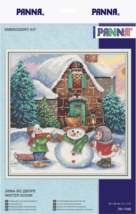 Набор для вышивания «Зима во дворе» — картинка 2