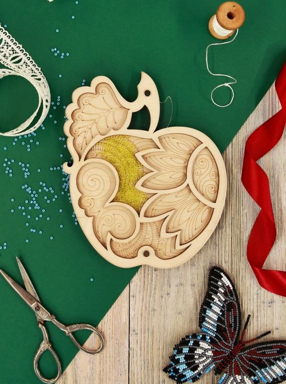 Органайзер для бисера с крышкой «Яблоко» — картинка 3