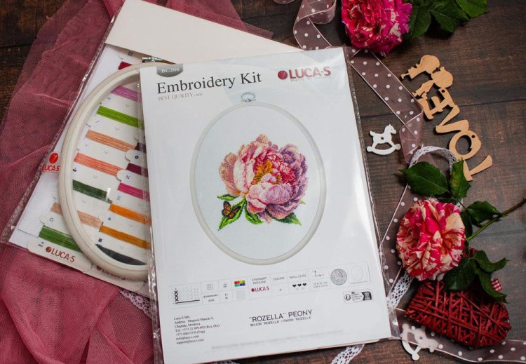 Набор для вышивания «Пион Rozella» — картинка 6