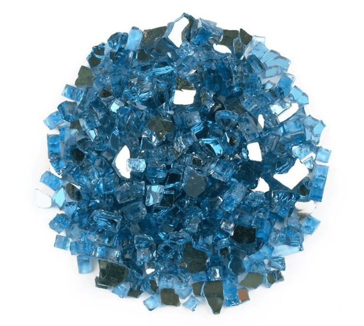 Стеклянная крошка Premium PacificBlue, 500г — картинка 2