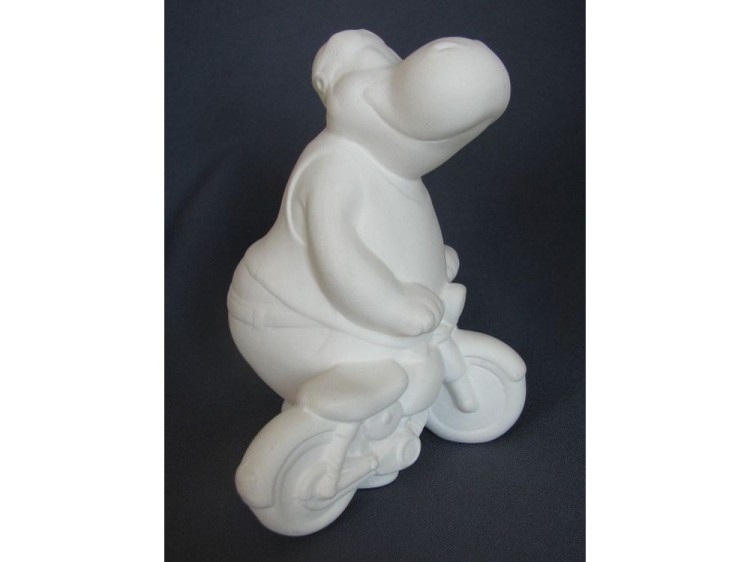 Фигурка для раскрашивания «Бегемот с мопедом» — картинка 2