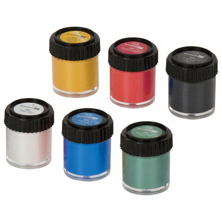 Краски акриловые художественные базовый металлик BRAUBERG ART CLASSIC, набор 6 шт по 22 мл — картинка 3