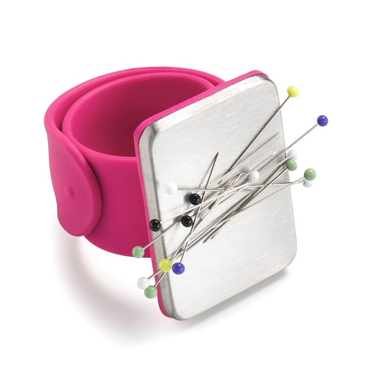 Игольница магнитная на руку, розовая, PRYM — картинка 3