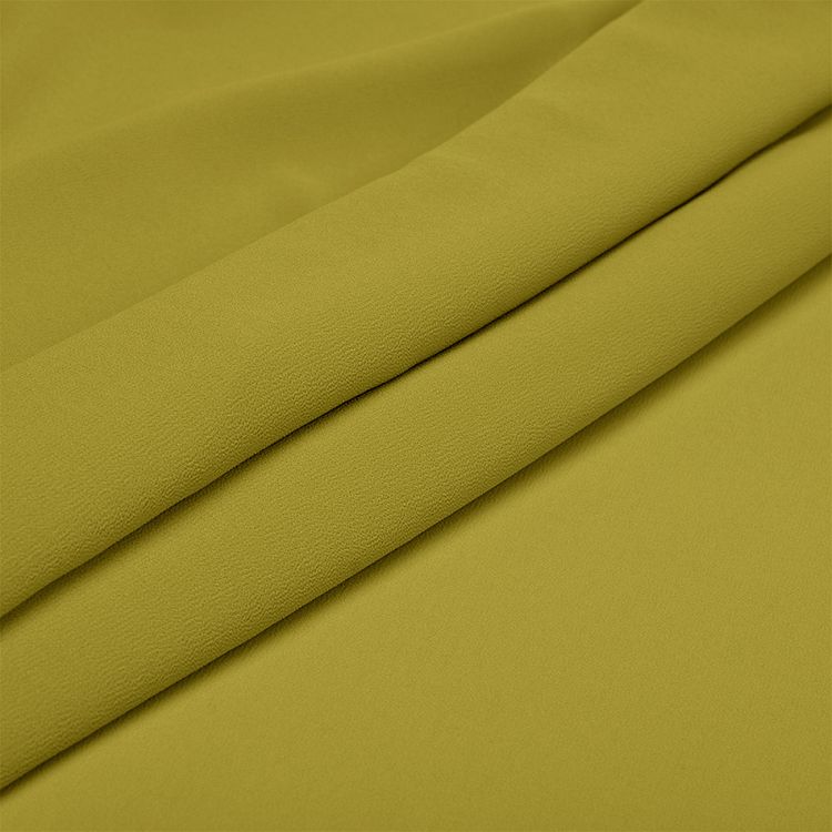 Ткань Креп-шифон, 5 м, ширина 150 см, 105 г/м2, цвет: горчица, TBY — картинка 2