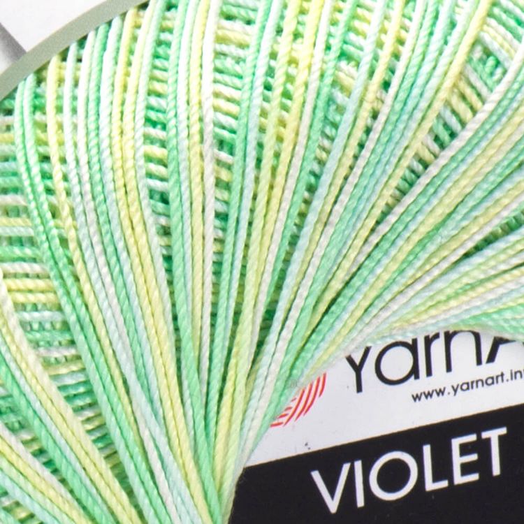 Пряжа YarnArt Violet Melange (501), мультиколор, 5 шт. по 50 г — картинка 2