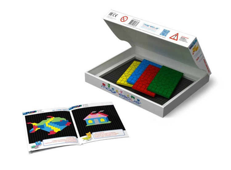 Магнитная мозаика (290 элементов, 10 цветов) — картинка 3