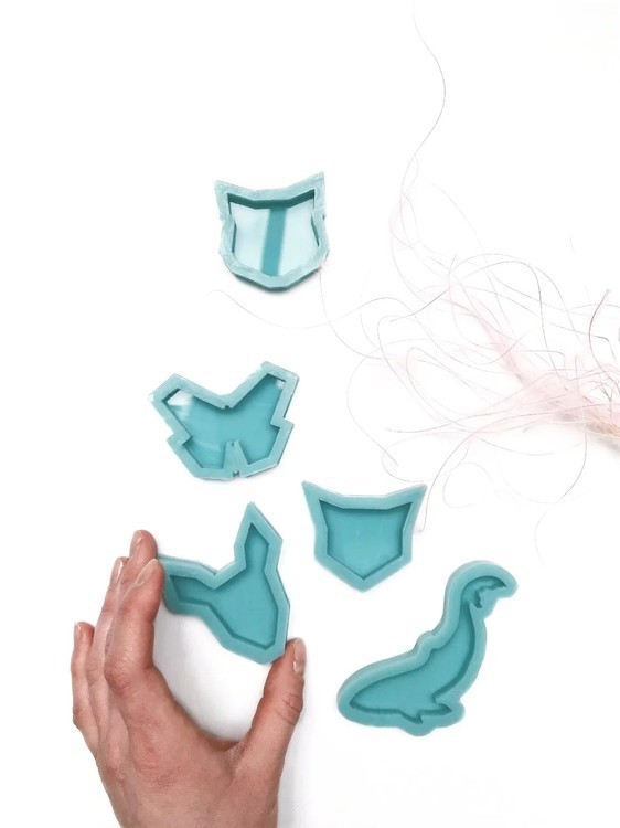 Силиконовая форма для броши «Кот», модель №27 — картинка 3