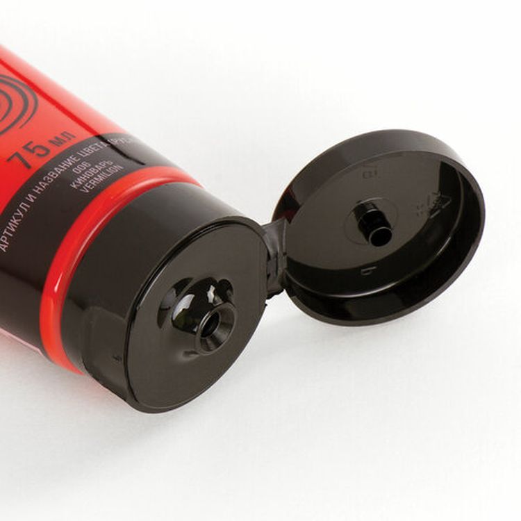 Краска акриловая художественная BRAUBERG ART CLASSIC, туба 75мл, киноварь — картинка 3