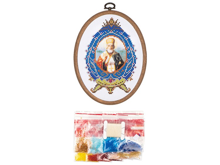Набор вышивки бисером «Николай Чудотворец» — картинка 3
