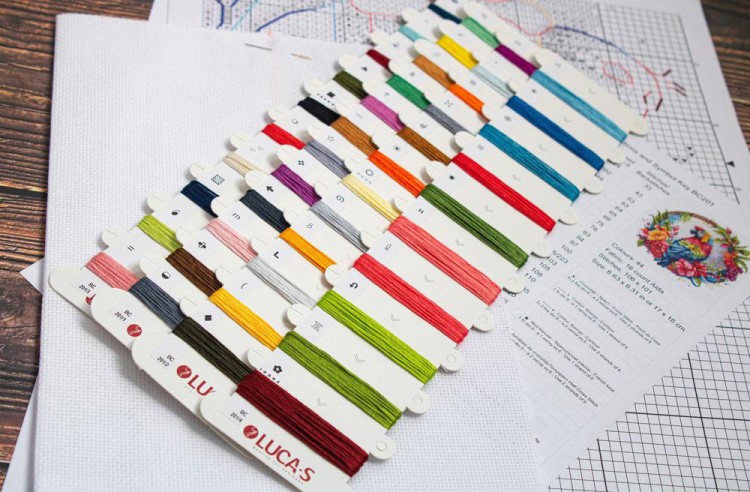 Набор для вышивания «Тропический попугай» — картинка 9